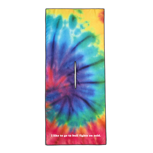 I Like to Go to Bull Fights on Acid PlayKleen Golf Towel